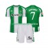 Camisola Real Betis Antony 7 Criança Equipamento Primeiro 2025-2026 Manga Curta